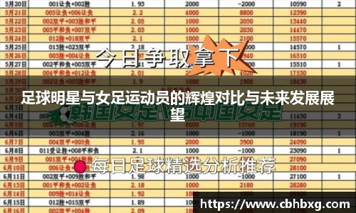 足球明星与女足运动员的辉煌对比与未来发展展望